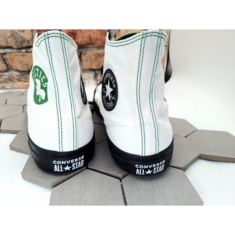 Rare New Boston Celtics  Converse Chuck Taylor Ctas Sneakers Size 9.5 Men's Hi - Picture 9 of 16